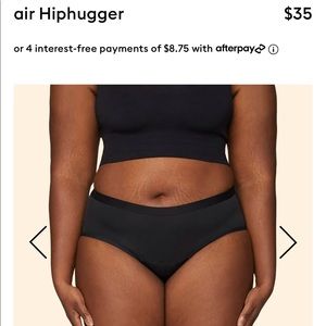 NWT BLACK AIR HIP HUGGER LARGE PERIOD UNDERWEAR